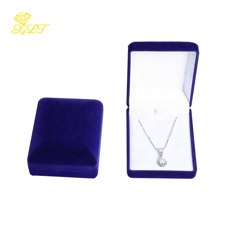 1pc Jewelry Box For Pendant Display Boxes Jewellery Pendant Packaging Storage Box Necklace Holder Pendant Box Storage Case: Red