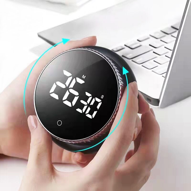 Kitchen Timer Magnetic Countdown LED Digital Timer，Time Management Tool for Classroom Home Work Fitness
