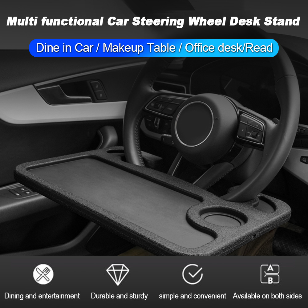 Multifunctionele autostuur antislip eettafel, autobaal eettafel accessoires interieur, autotafelbord