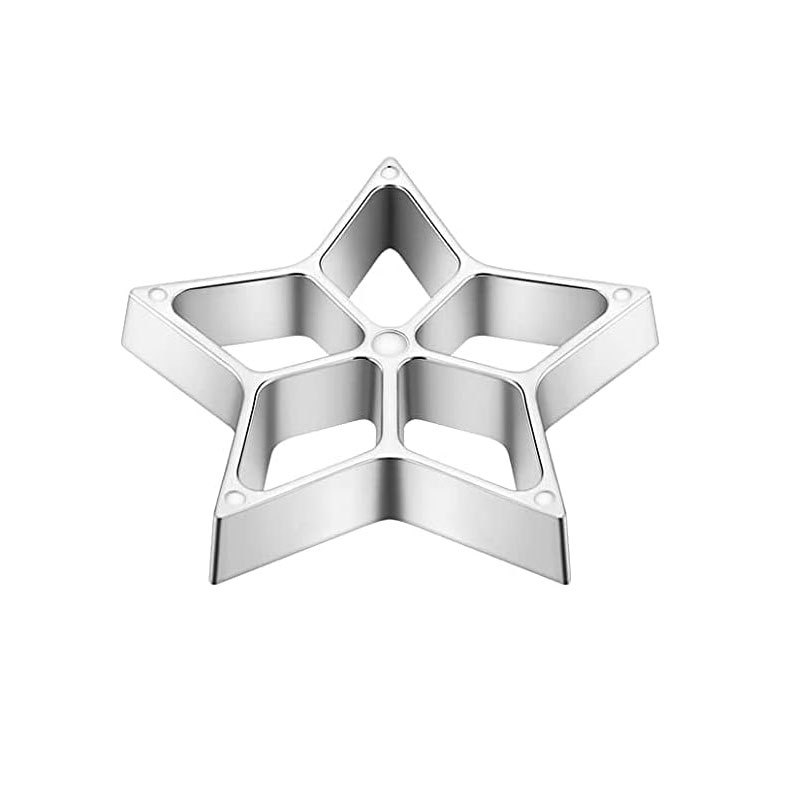 Aluminum Rosette Maker Molds Bunuelos Mold With Handle Pastry Tools Achappam Cookie Maker Baking Cooking Kitchen Accessories