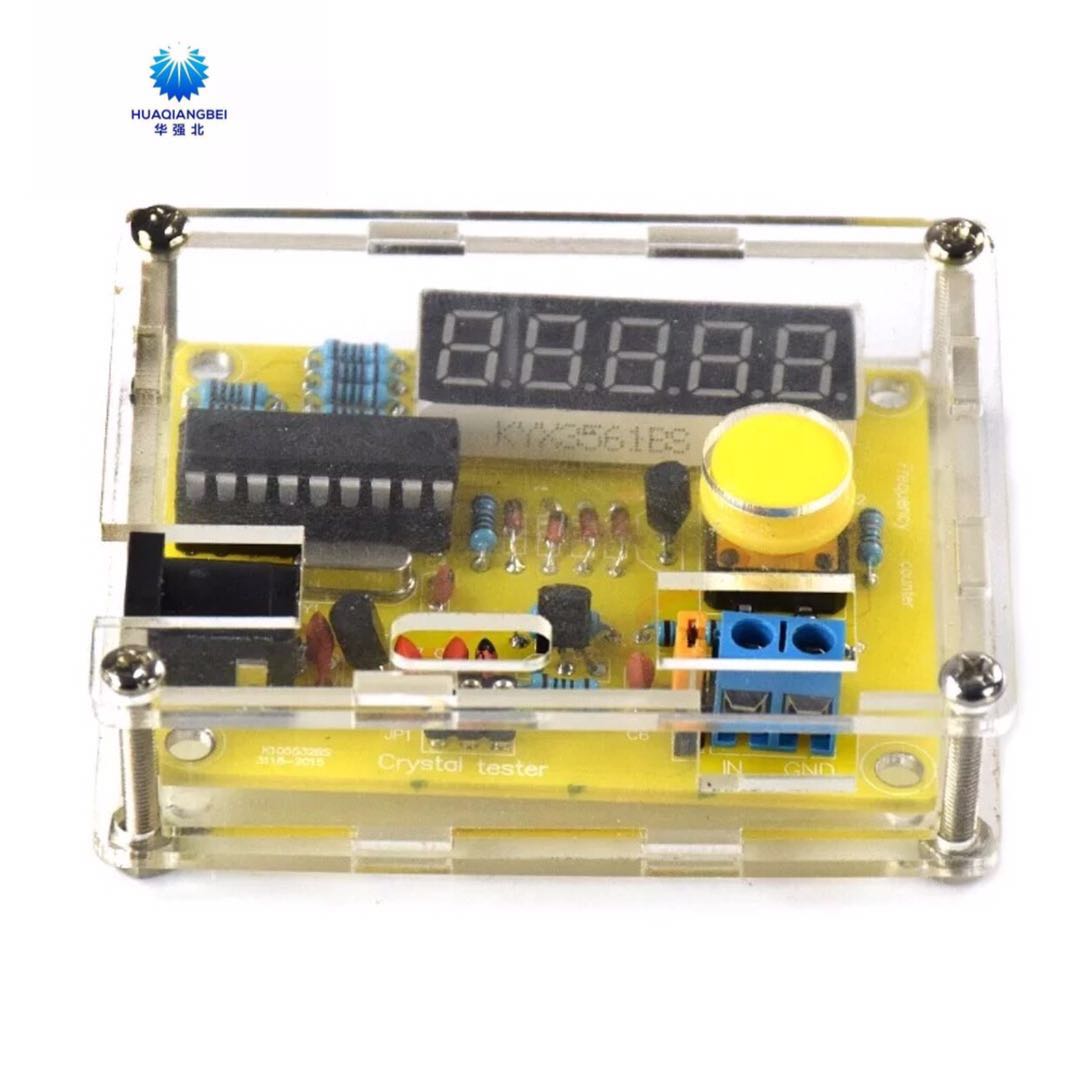 1Hz-50MHz Frequency Meter Crystal Vibration Measurement Frequency Measurement DIY Kit with Housing