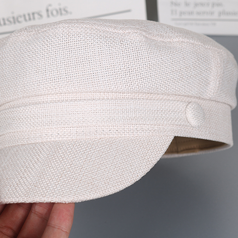 Retro Casual Cotton Berets for Women Man Summer Sunshine Octagonal Hat Peaked Cap Korean Casual Student Beret Vintage Unisex
