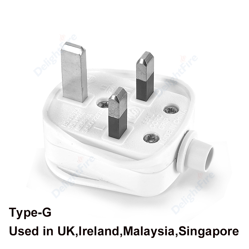 Prise électrique ue 2 broches mâle remplacement prise Schuko rechargeable France allemagne adaptateur européen rallonge connecteur prise: TYPE 18