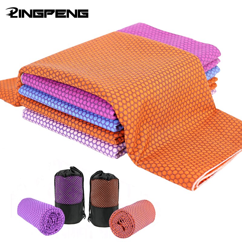 Anti-Slip Opvouwbare Yoga Mat Handdoek Anti-Slip Microfiber Thuis Mat Yoga Handdoek Pilates Deken Fitness Mat