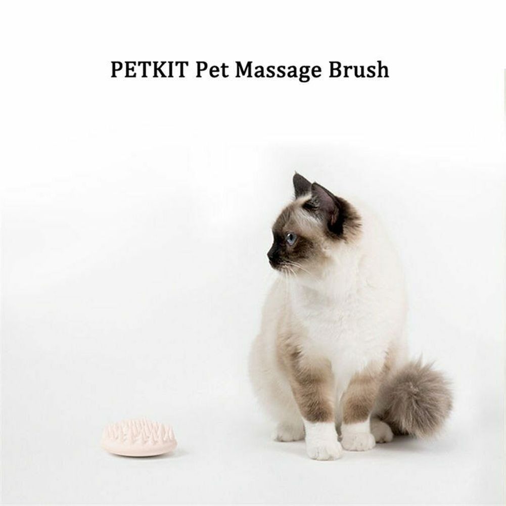 PETKIT chat de compagnie toilettage Massage brosse peigne Silicone avec poils en caoutchouc souple outil épilation perte brosse peigne pour chiens chat
