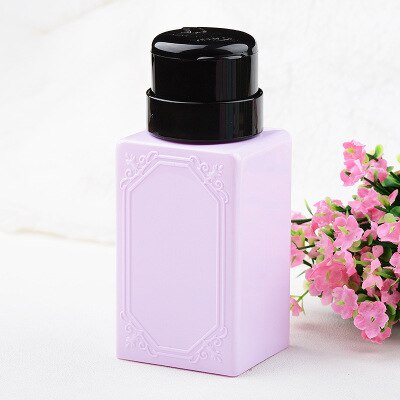 230 Ml Nagellak Remover Druk Fles Alcohol Druk Fles Macaron Snoep Kleur Lossen Uv Gel Polish Nail Art: purple