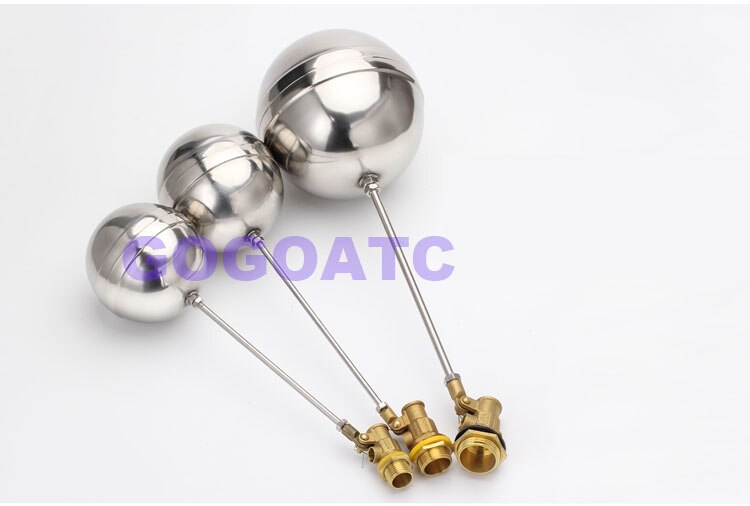 GOGO ATC wysokiej jakości DN15 DN20 zimna i ciepła zbiornik wody poziom cieczy metalowy zawór pływakowy 1/2 "3/4" korpus mosiężny zawór wc