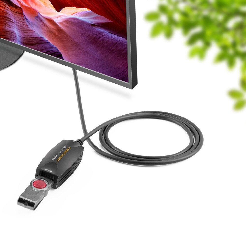 USB 2.0 Extension Cable, CableCreation Active USB 2.0 Extender USB Repeater Cable for Oculus Rift,Printer, Scanner etc, 16FT