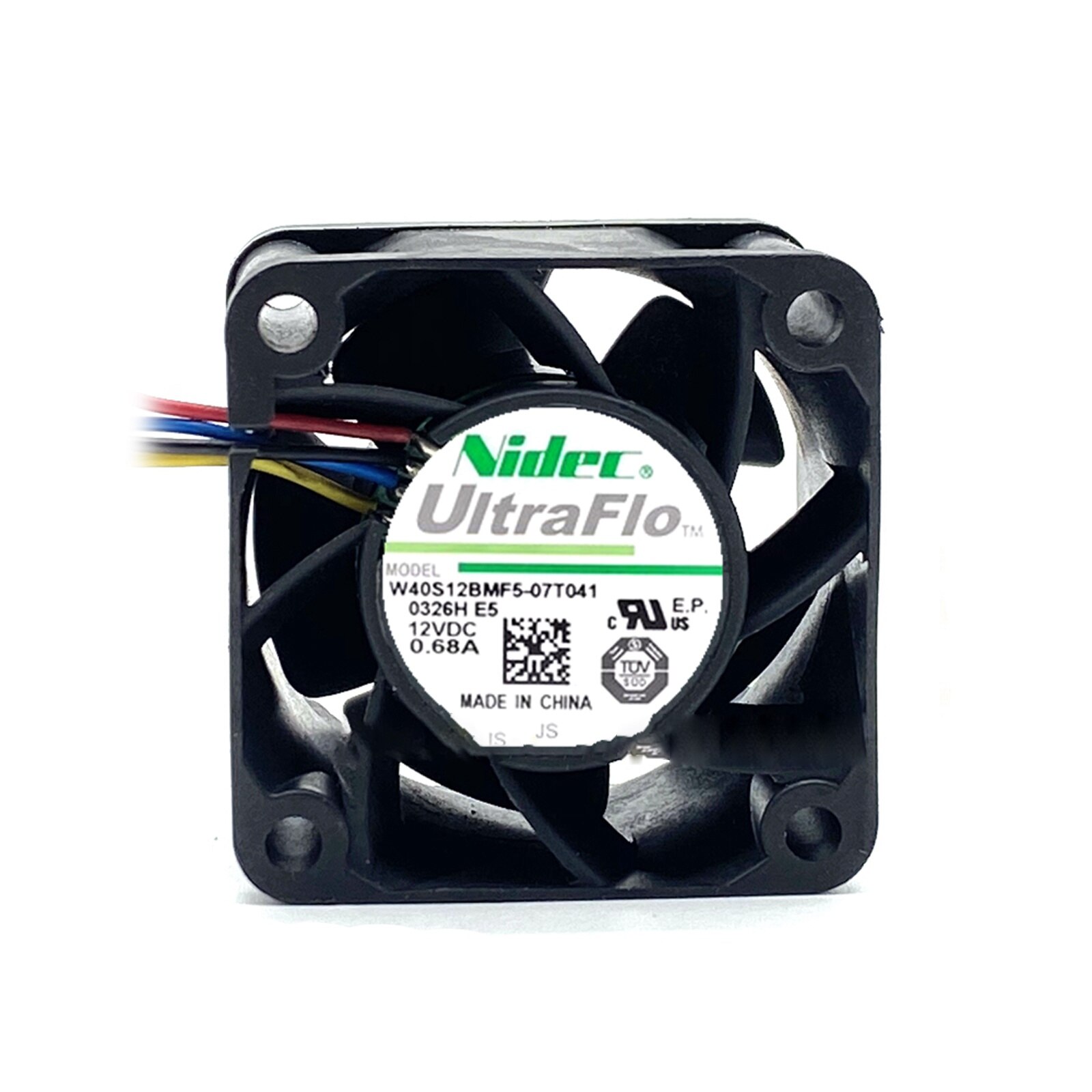 Antminer APW8 APW9 APW9 APW12 sostituzione ventola Nidec UltraFlow 4x4x2.8 12V 2spillo fan