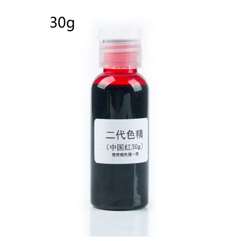 24 Color Large Bottle 30ml Resin Pigment Kit Transparent Epoxy UV Resin Coloring Dye Pigment Colorant Fading Resistance