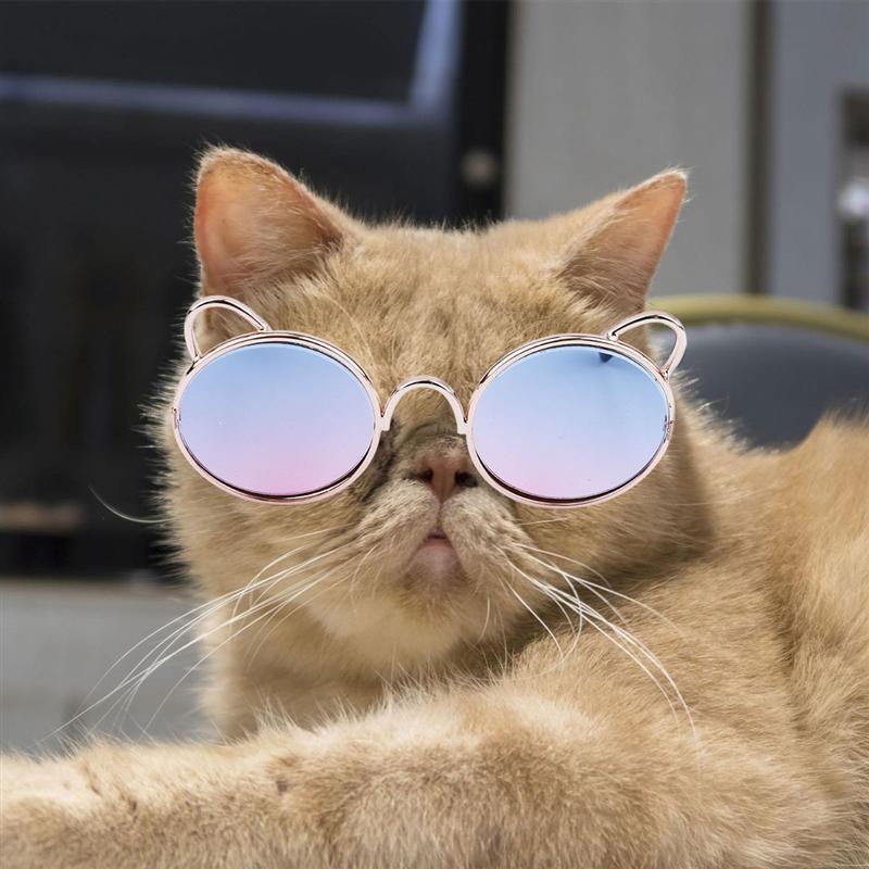 2 sztuk śmieszne okulary przeciwsłoneczne uroczy placki okulary przeciwsłoneczne klasyczne oczu nosić okulary Cosplay