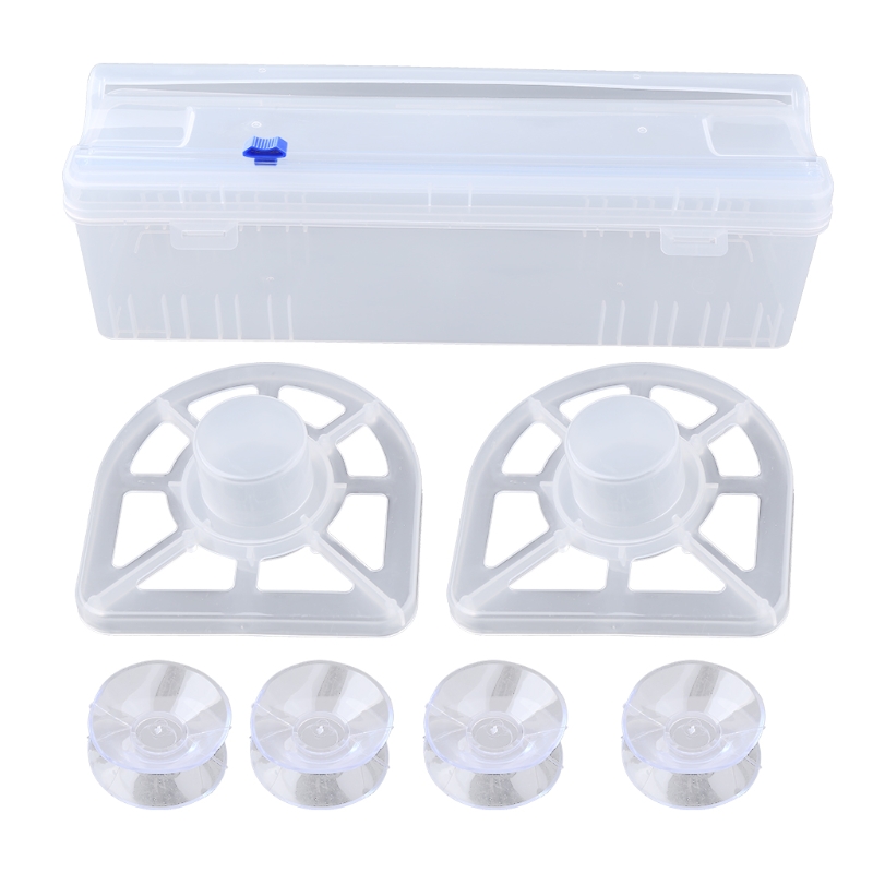 Adjustable Cling Film Cutter Home Food Wrap Dispenser Food Wrap Stretch Clear Cling Wrap Household Economical Slitter M29 22