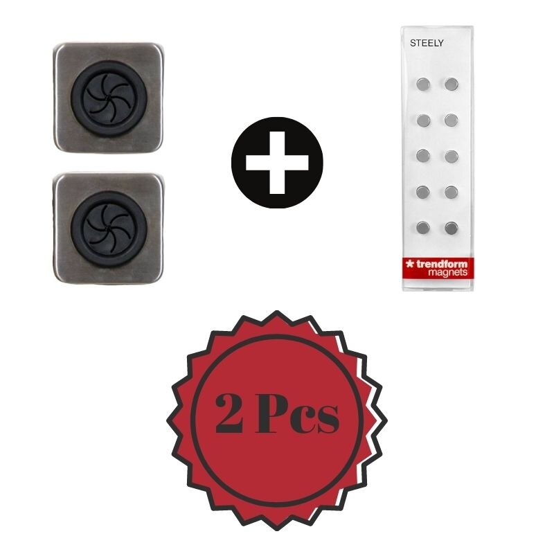 Trendform 2'li einstellen Spülmaschine Tuch Asacagi 2'ser einstellen und Trendform Kühlschrank Magnet Silber 10'ar einstellen