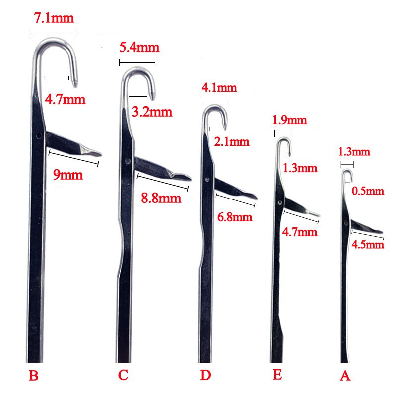 VICASKY Lot De 6 Crochets à Roulement Pour Cerf-volant – Métal Argenté – 4,5 Cm – Accessoire De Remplacement