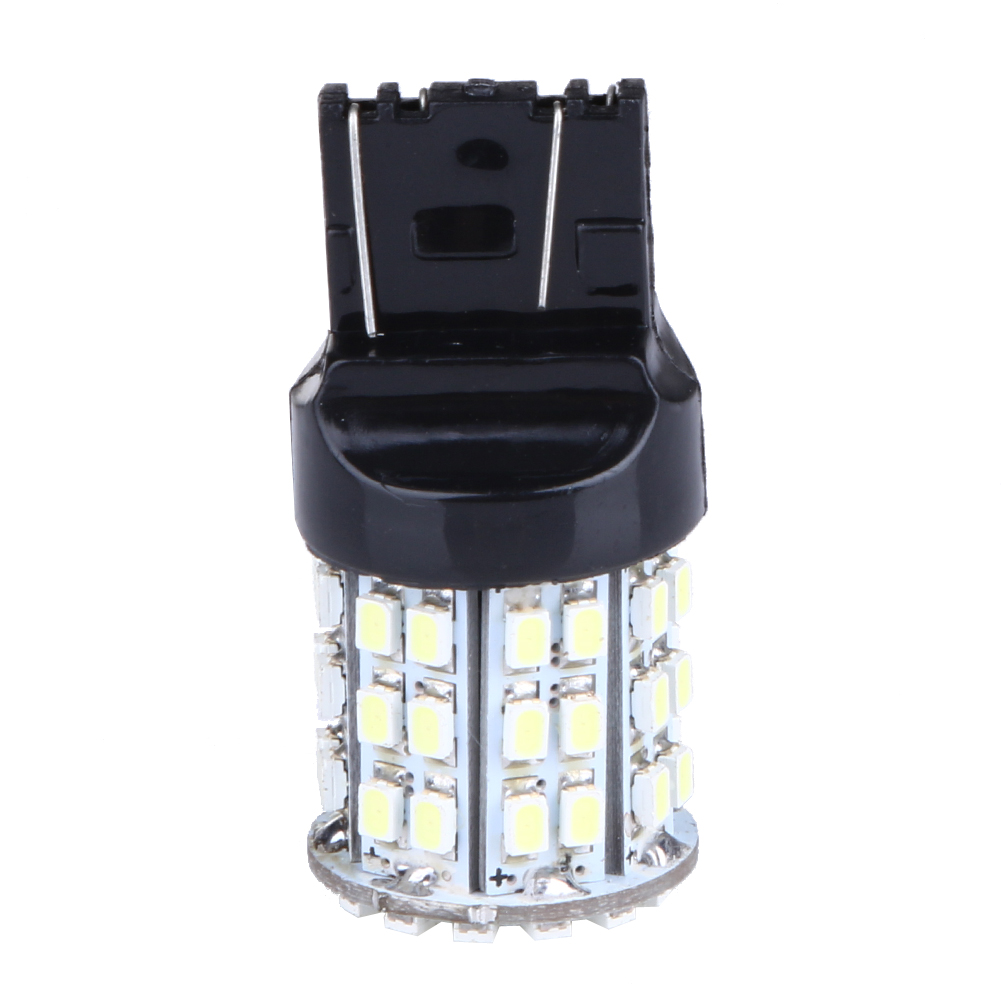 Bombilla LED T20 W21W 7443 7440 1206 para freno trasero de coche, lámpara blanca de 12V 1,5 W 6000K, 1 unidad
