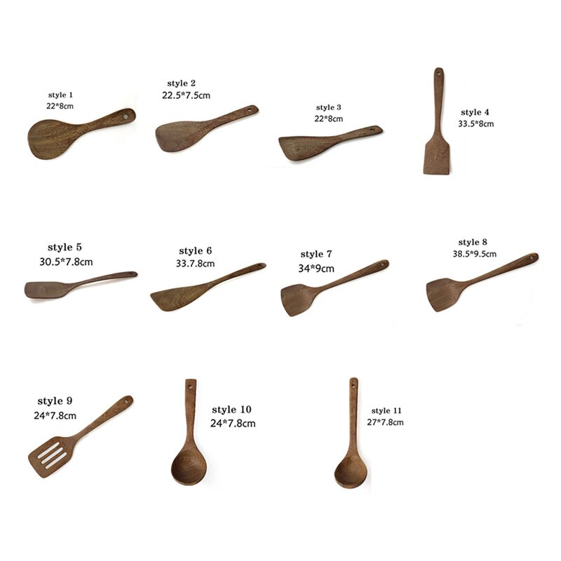 1pc Non-stick Wood Spatula Shovel Spoon Kitchen Accessories Non-Stick Cookware Cooking Utensils Tools Household Kitchen Cookware