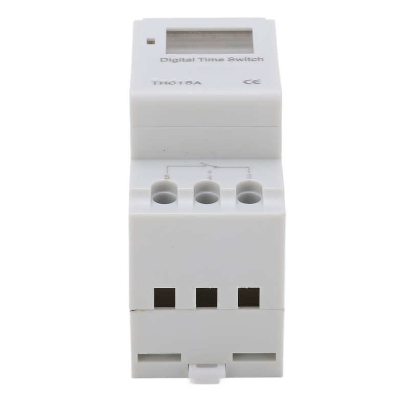 THC15A Electronic Time Switch LCD Display Programmable Digital Timer for Street Lamps Programmable Weekly Timer