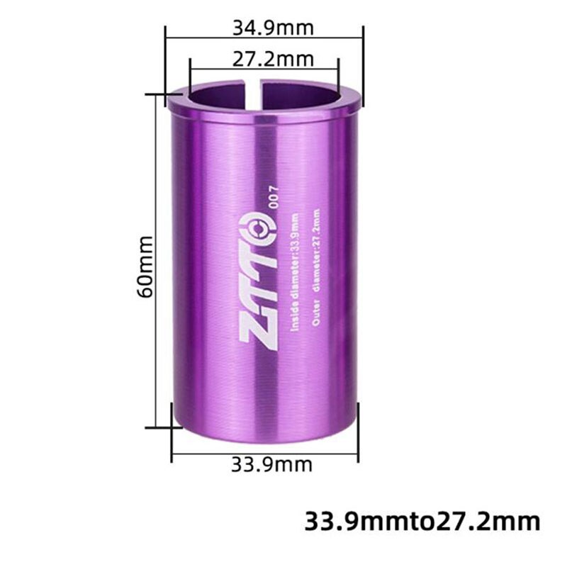 Bicycle Seatpost Adapter Alloy Sleeve Convert Seat Post Tube Conversion Adapter 25.4 27.2 28.6 30.4 30.8 31.6 33.9 34.9: G