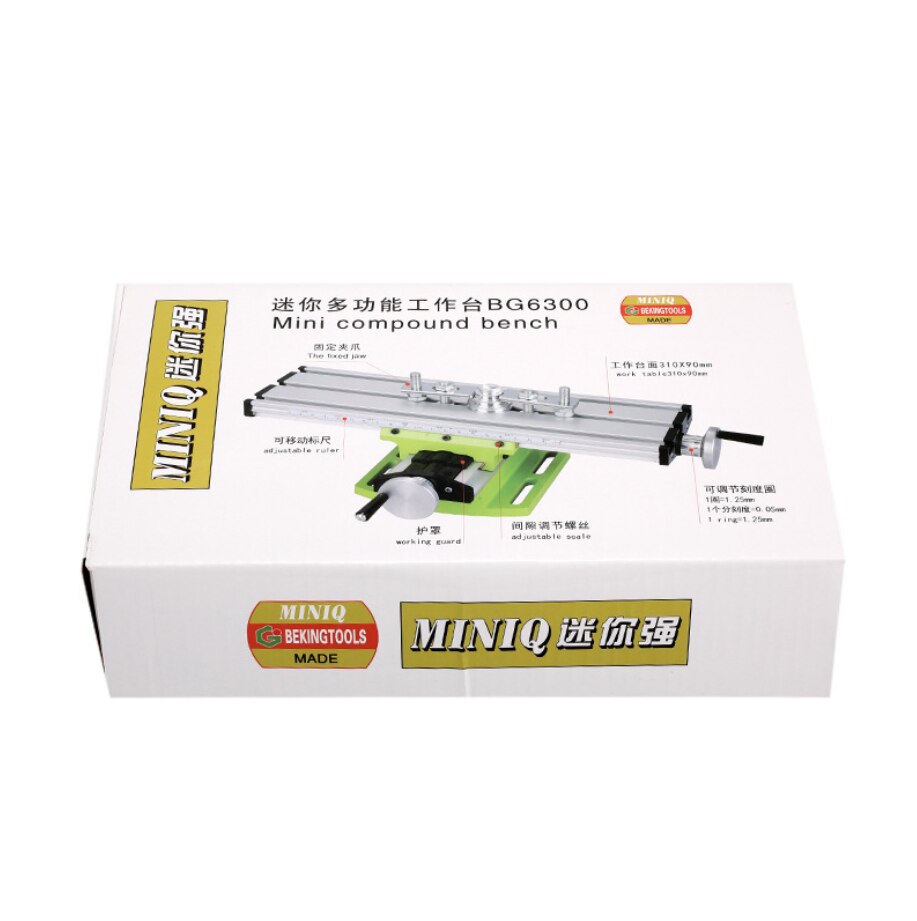 Mini Compound Bench Milling Machine Bench Drill Vise Fixture Work Table Drill Precision Multifunction Drill Milling Machine