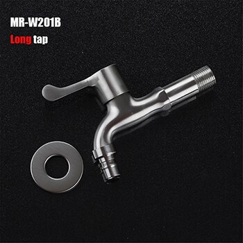 304 stainless steel material washing machine faucet wall mounted garden water bibcocks tap: Burgundy