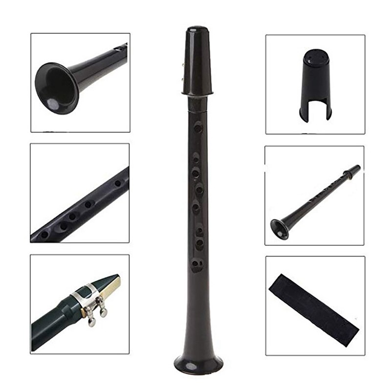 Mini sax bærbar pocket sax pocket saxphone nybegynner liten sax little sax mini altsaksofon enkel tast c pocket musikkverktøy