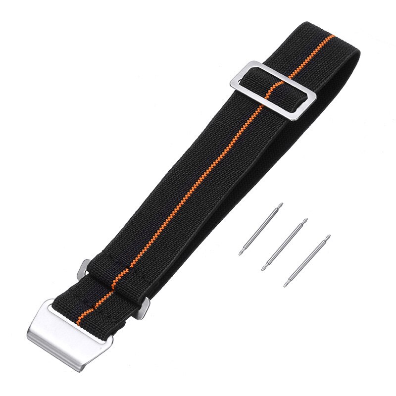 Moda substituição pulseiras elásticas cinta tecido náilon banda estilo pára-quedas elástico relógio banda relógios cassuais acessórios