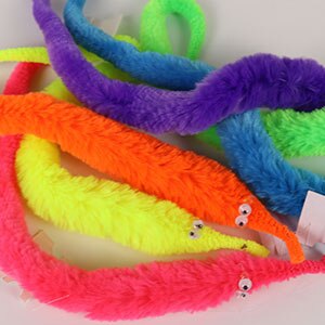 24/64Pcs Wurm Auf EINE String Fuzzy Trick WormToy Party Favors Tasche Füllstoffe Weihnachten Stocking Stuffer Assorted farben für Kinder