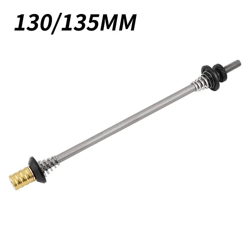 MUQZI Titanium Quick Release Skewers 74mm 85mm 100mm 130-135mm MTB Road Bicycle Quick Release Titanium Alloy Axle QR Skewer: Clear