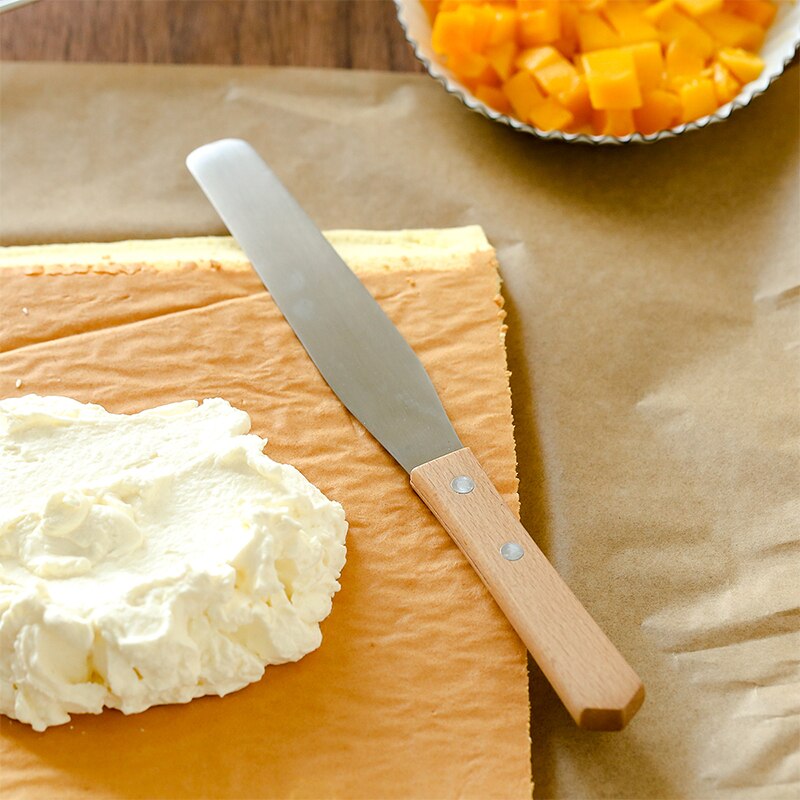 1pcs inch Stainless Steel Cake Spatula Buttercream Icing Frosting Knife Smoother Kitchen Cake Decoration Tools