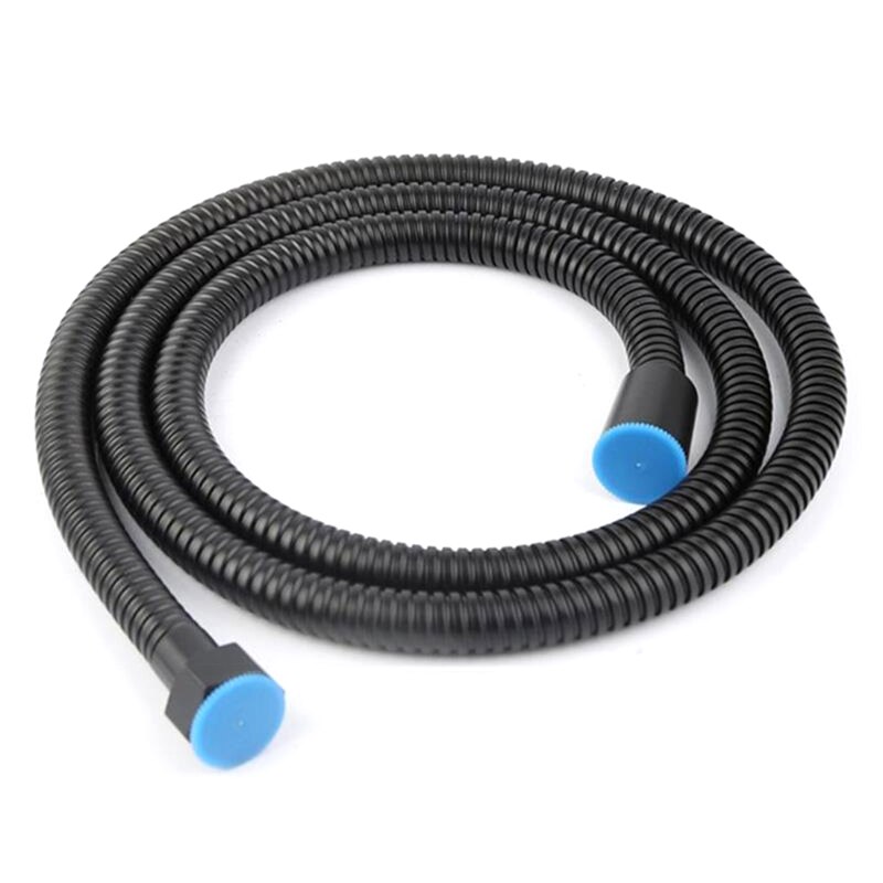 Rvs Explosieveilige Compact Douche Slang Encryptie Buis: black