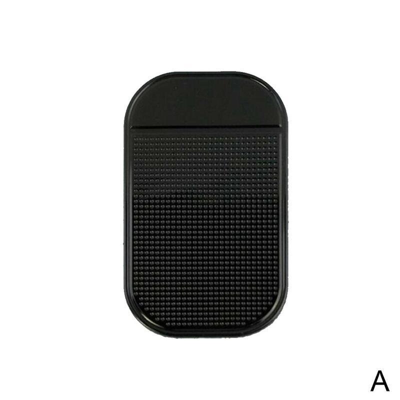 Car Non-slip Silicone Sticky Gel Pad Round Mat Holder Waterproof Phone Silicone Silicone Dashboard Magic Anti-skid P5U2: Black13-7CM(A)