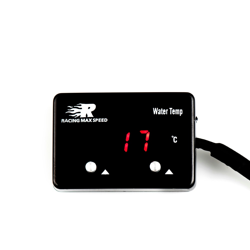 12v dc automatisk digital vattentempmätare röd display digital vattentemperaturmätare skyline wrx evo mps med 1/8 npt-sensor