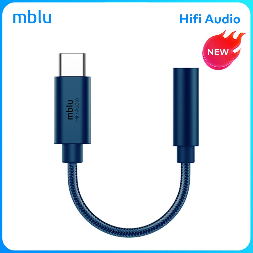 Meizu – amplificateur d&#39;écouteurs mblu HiFi DAC, adaptateur Hifi TYPE C à 3.5MM, adaptateur audio, puce CX31193, haute impédance, téléphone Android et PC