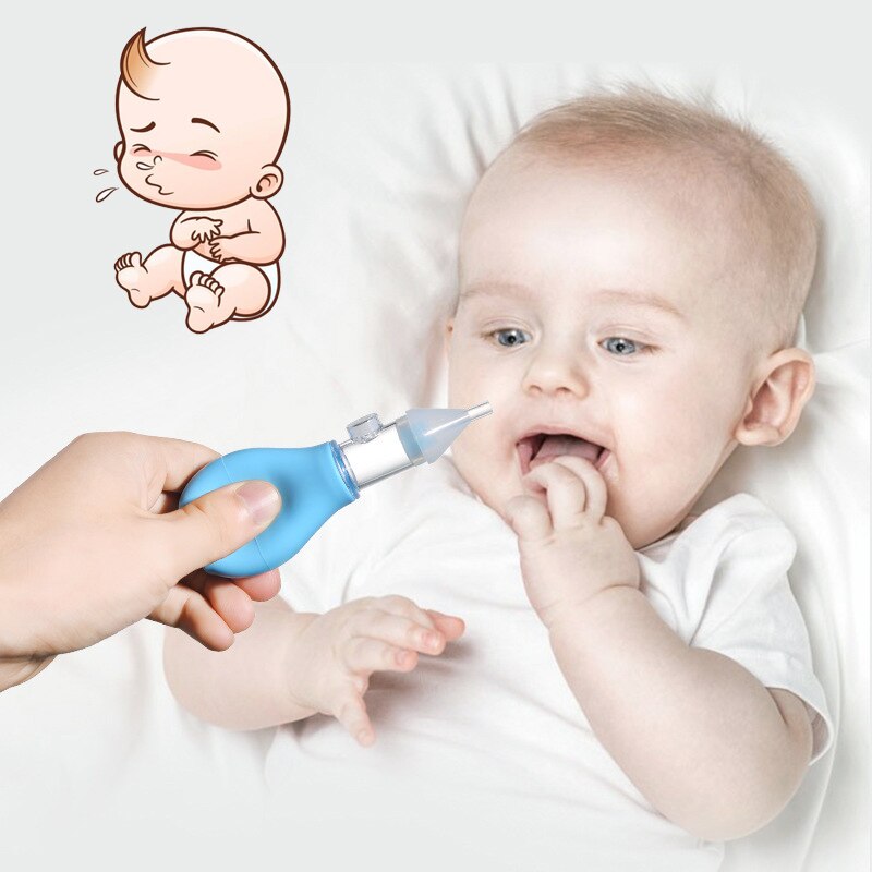 Veilig En Niet Giftig Neuszuiger Pomp Type Neonatale Koude Nasale Baby Silicone Slijm Cleaner Antibackflow Baby Neuszuiger