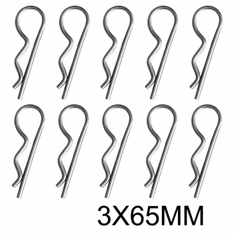 10PCS M1, M1.2, M1.6, M1.8, M2, M2.5, M3 spring opening R-type car pin fixing clamp spring pin