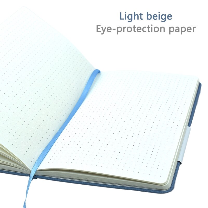 A5 Dotted Notebook 100 GSM paper cloth Hardcover Planner Diary school supplies Agenda Stationery dotted notebooks and journals