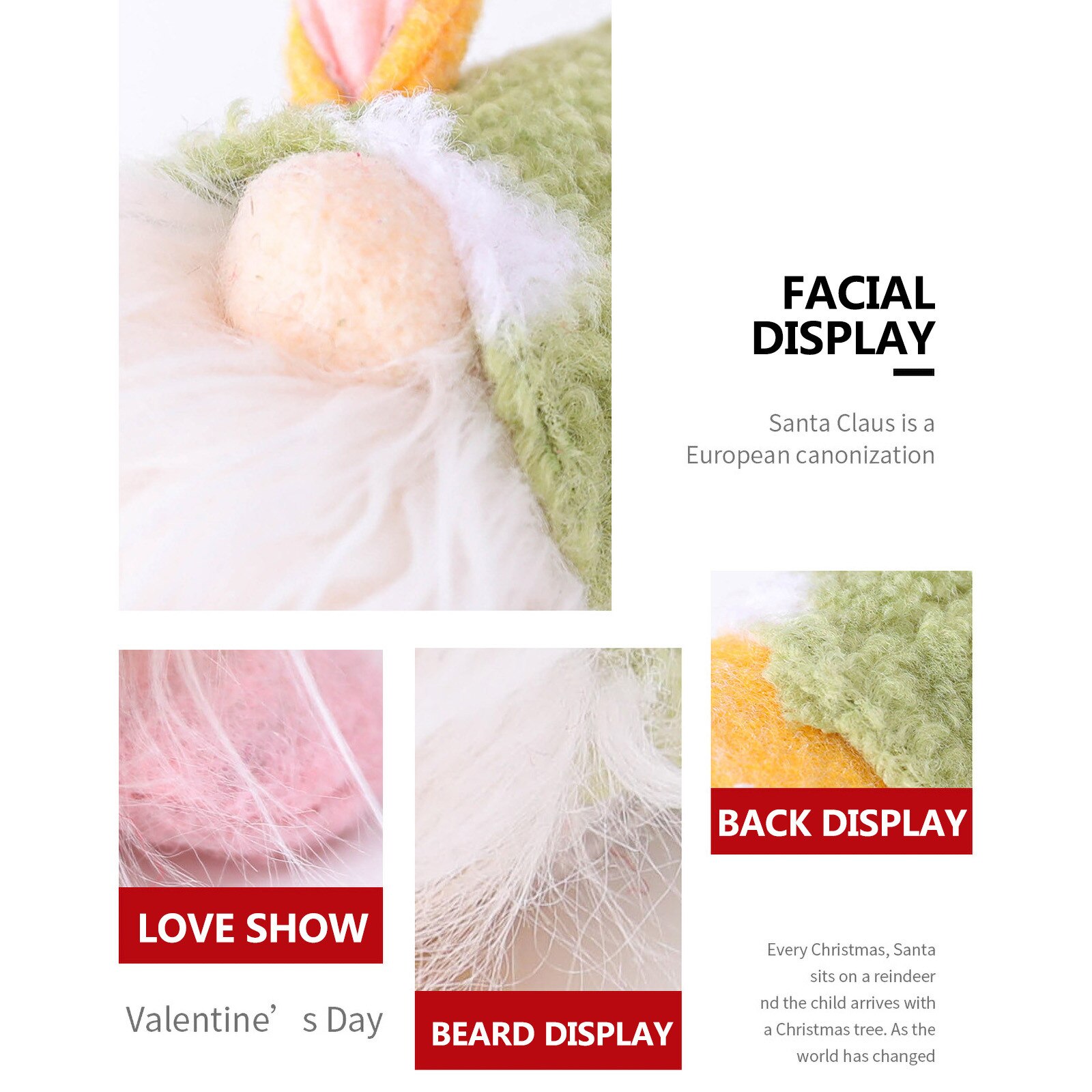 Mooie Faceless Gnome Pop Decoraties Slaapkamer Woonkamer Desktop Decoratie Staande Pose Pluche Dwerg Thuis Party Decorations