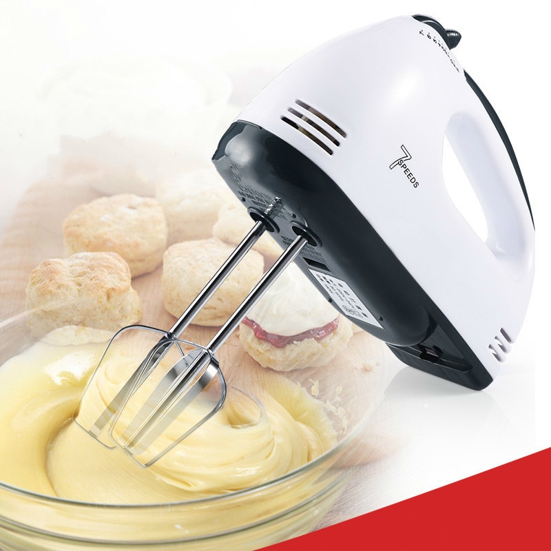 Batidora Manual de 7 velocidades, Mini licuadora Manual, licuadora multifunción, procesador de alimentos, batidora eléctrica de cocina, utensilios de cocina