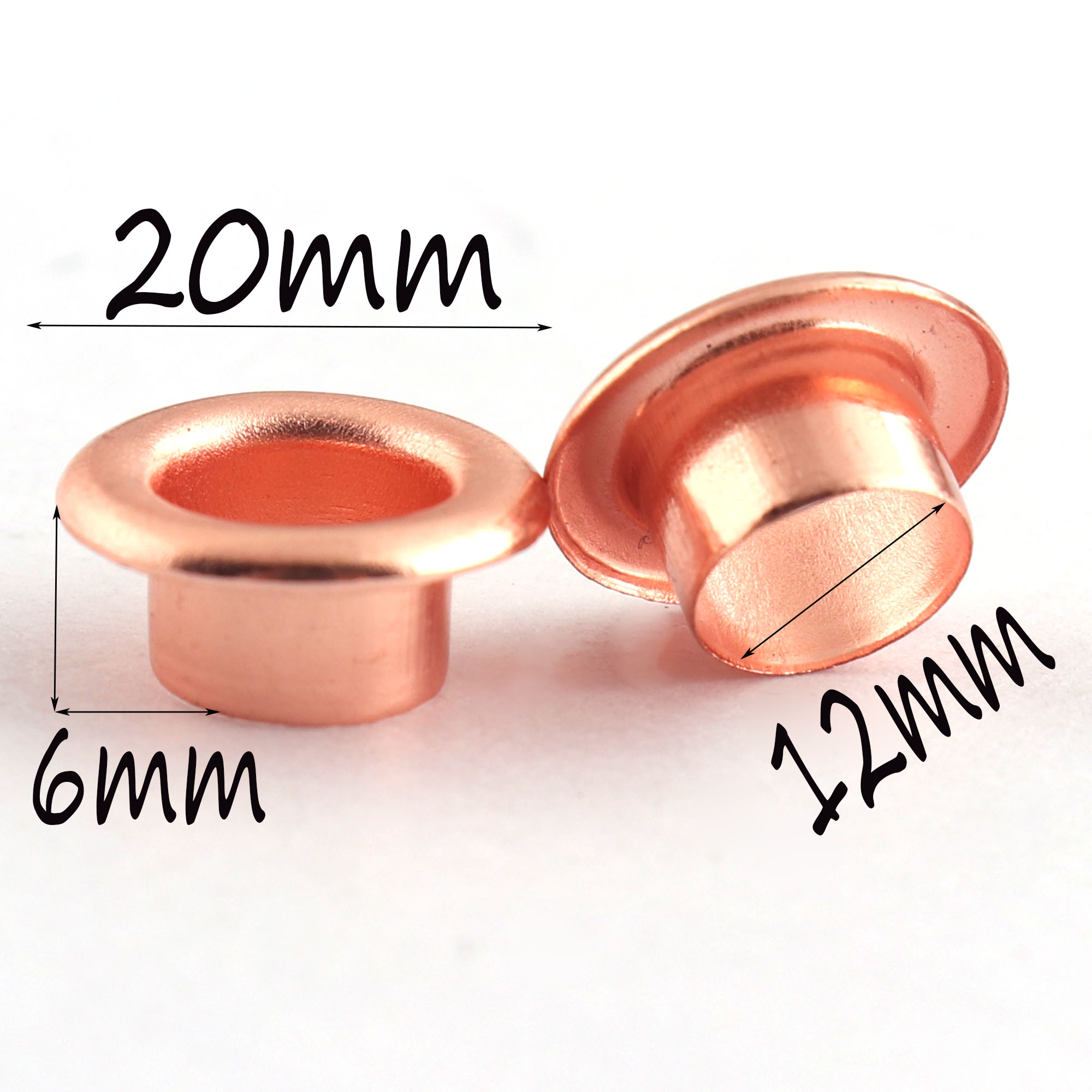 Round Eyelets and Grommets Washer Metal Rivets Repair for DIY Leather Crafts Clothing Scrap Booking Craft Projects 30 Sets