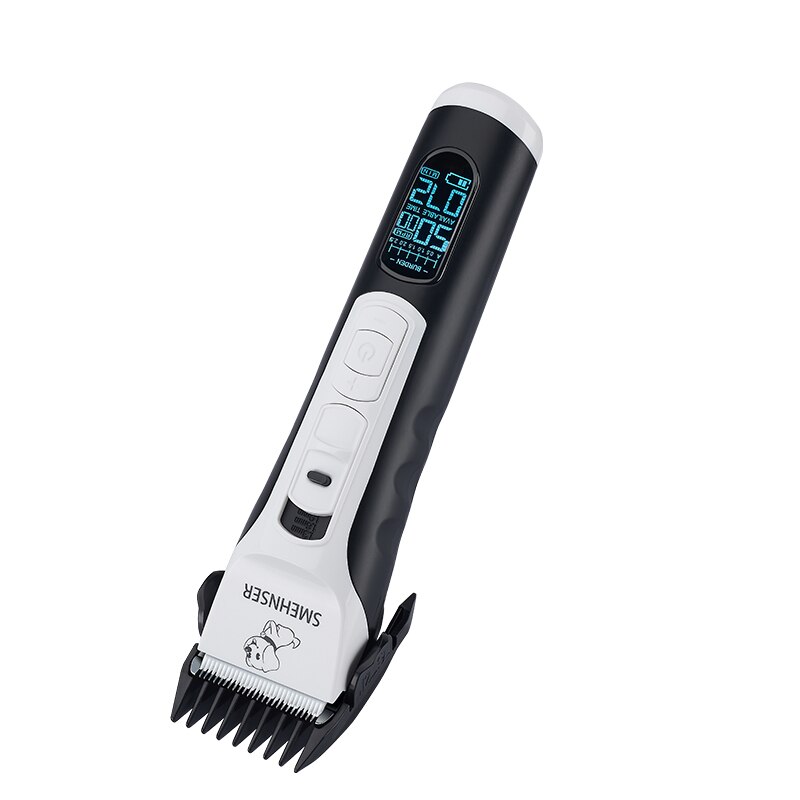 Tondeuse voor honden, lcd-scherm, hondenkapsel, trimset, kattentrimmer, scheerapparaat voor dieren, 5 snelheden
