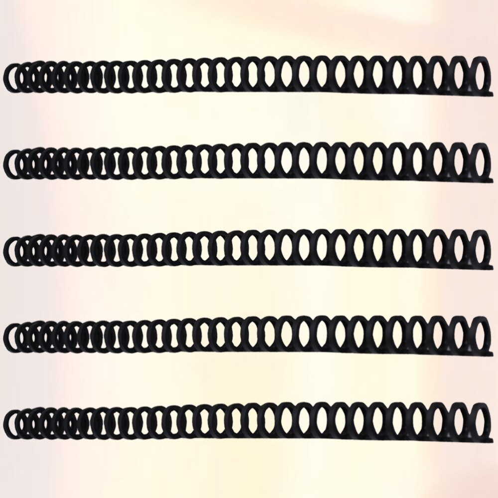 5Pcs 10mm 30-agujero Loose-leaf bisagra para libro de hoja suelta bisagra para Notebook cortado libro bisagra DIY libro bisagra (blanco)