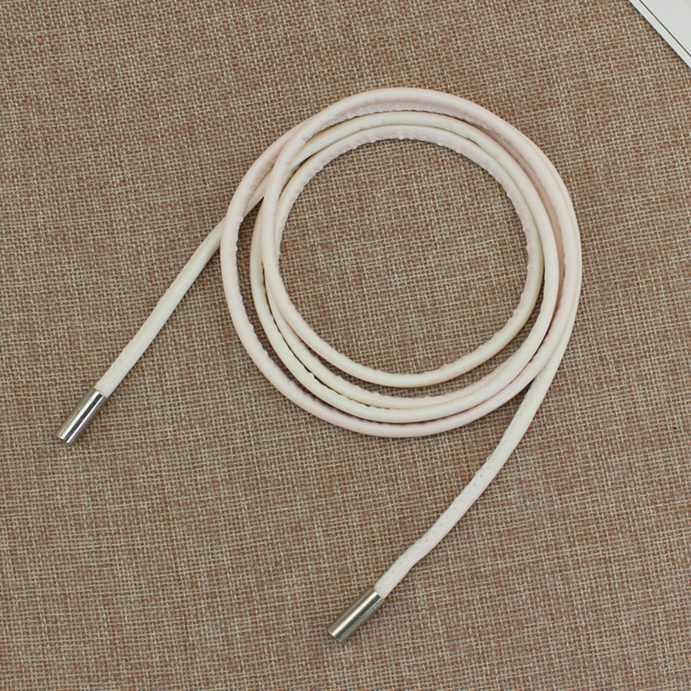Cuerda de cintura larga tejida para mujer, Cinturón fino de 160cm, decoración Simple, lazo para vestido, cinturones de , 1 unidad: Verde militar