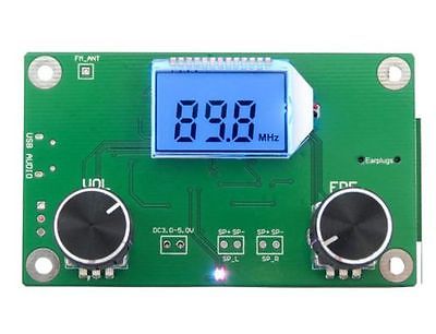 DSP & PLL Digital Stereo FM Radio Receiver Module 87-108MHz with Serial Control