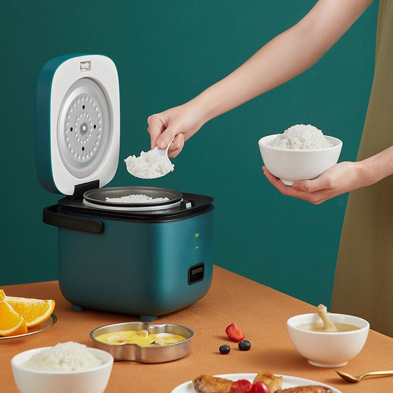 1.2l mini riskokare 1-2 person intelligent automatisk hushållskök spis hem kök riskokare bärbar matvärmare