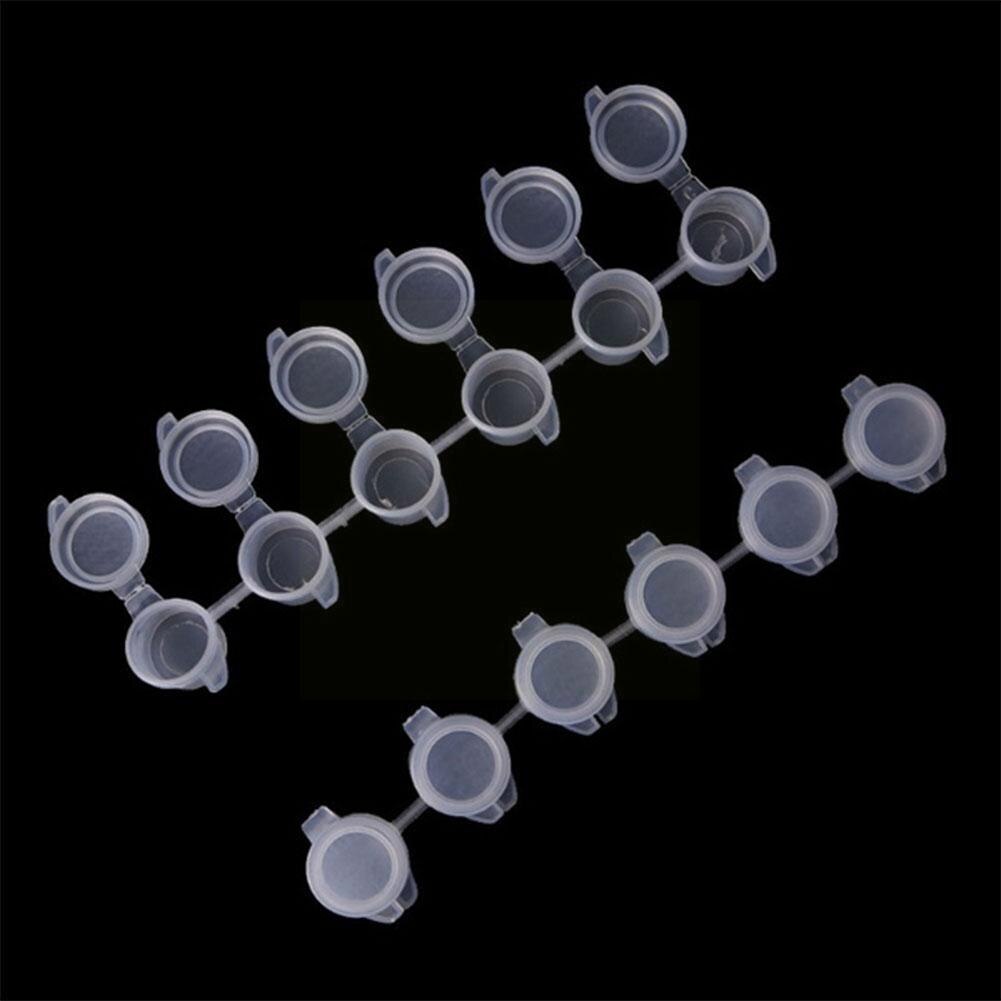 6 Potten 3Ml Lege Verf Strips Mini Verf Doos Pod Arts Pigment Ambachten Plastic Tool Opslag Tekening Containers Container i9k0