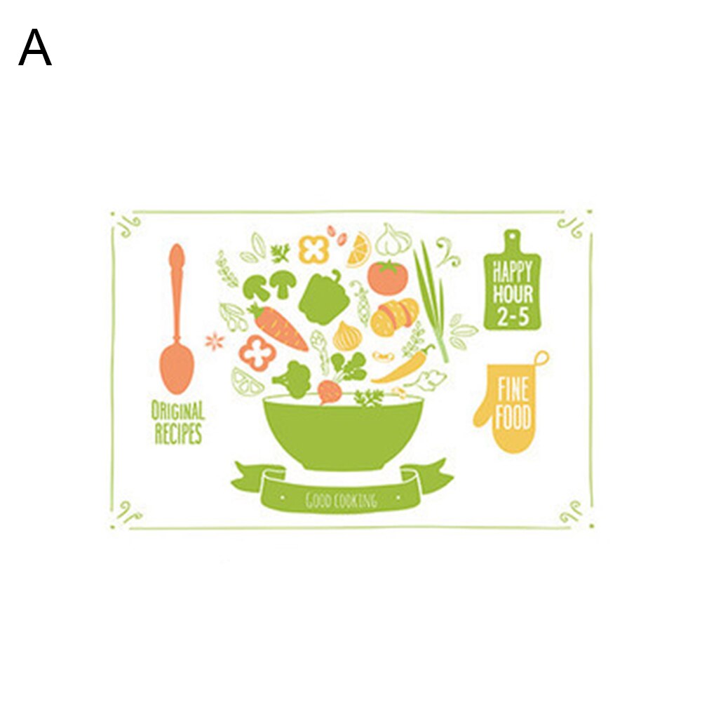 45cm x 75cm Kitchen oil-proof wall stickers waterproof tile cooker high temperature cabinet range hood refurbished wallpaper: Default Title