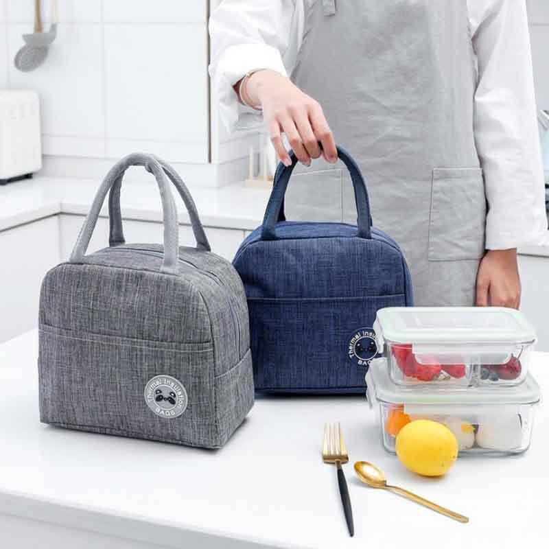 Kationische Wasserdichte Tragbare Eis Pack Thermische Isolierung Tasche Lunchbox Tasche Thermische Isolierung Tasche Aluminium Folie Verdickt Mittagessen