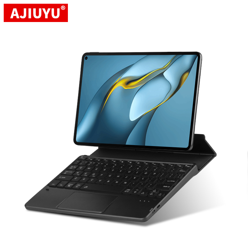 AJIUYU TouchPad klawiatura podświetlenie dla HUAWEI MatePad 11 Pro 10.8 12.6 10.4 M6 Lite M5 T5 T8 M3 M2 HONOR V6 V7 Pro Tablet Case