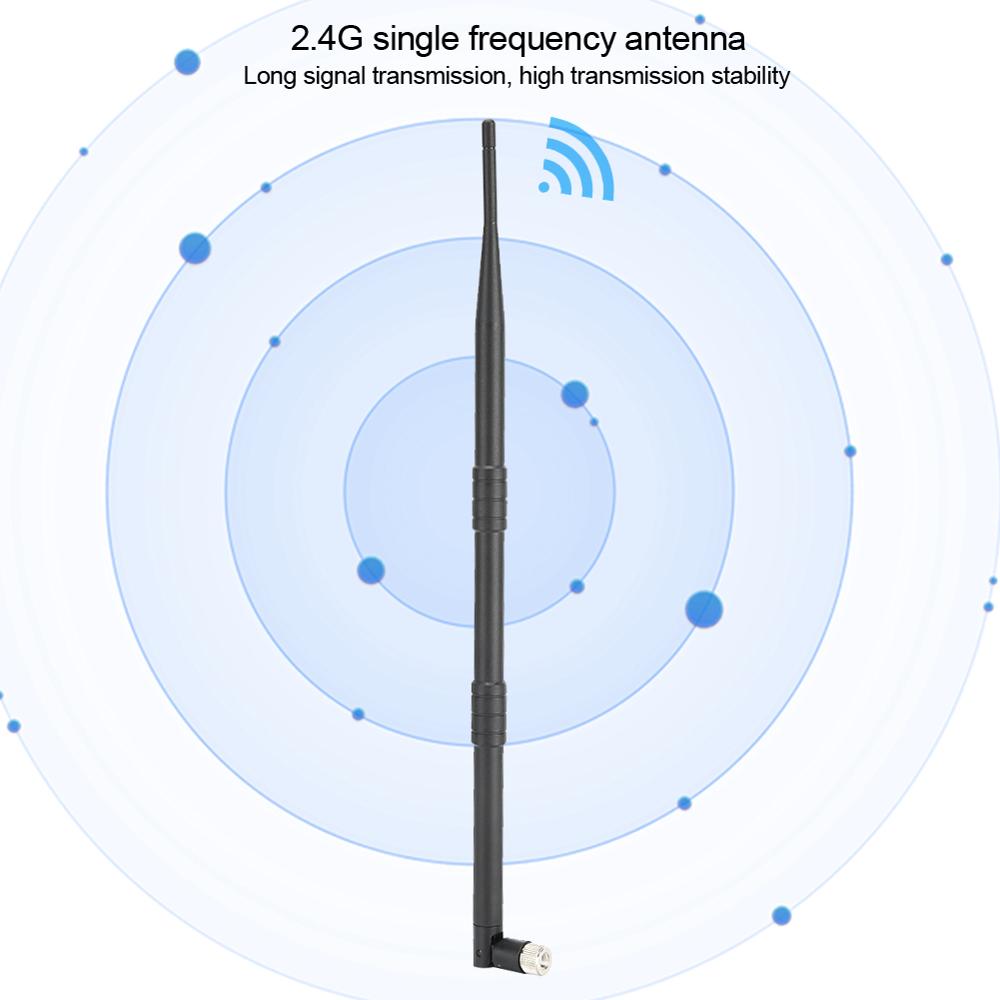 Wifi antenne 2,4G 10DBI WiFi Antenne RP SMA Einzel Frequenz Antenne für IP Kamera Wireless Extender Booster