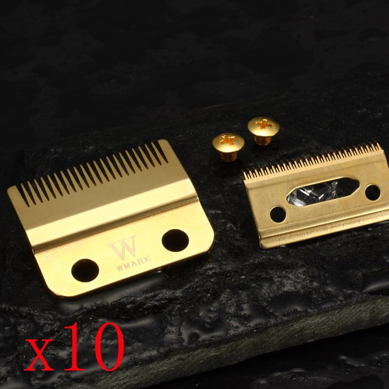 WMARK 2-Hole Hair Clipper Blade rainbow color silver color golden color replace blade W-2 for clipper